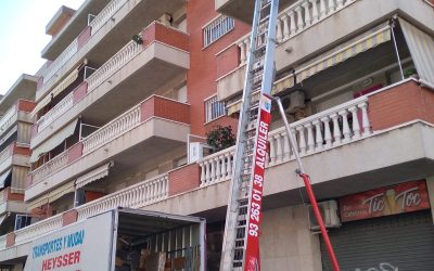 Plataforma elevadora para mudanzas